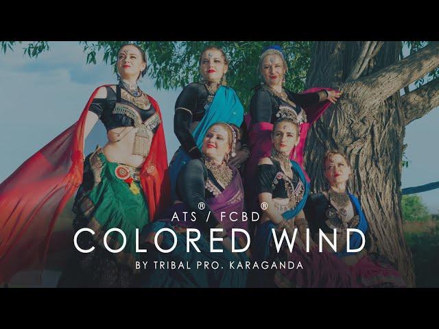 Colored wind /by Maria Tyuryuchsheva & Daria Shipacheva /TribalPRO. Karaganda /ATS®FCBD® with veils