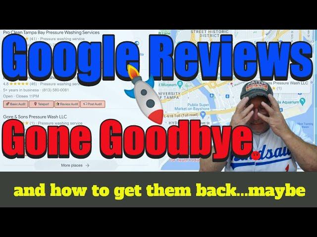 DISAPPEARING GOOGLE MAP REVIEWS/ GOOGLE REVIEW BUG/ HOW TO GET YOUR REVIEWS BACK,,, MAYBE