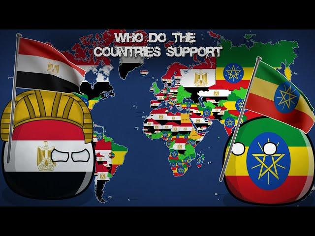 WHO DO THE COUNTRIES SUPPORT? Egypt or Ethiopia?  Alternative Mapping P28