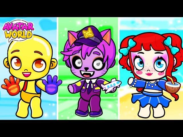 Poppy Playtime Triplets Were Separated At Birth | Sad Avatar World Story | Toca Boca