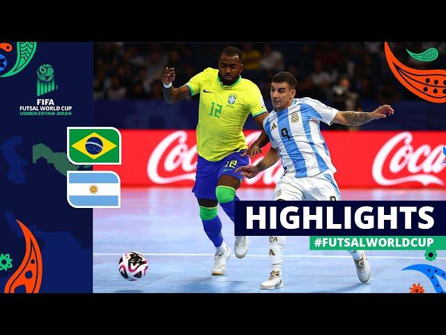 Brazil v Argentina | FIFA Futsal World Cup 2024 | Final | Highlights