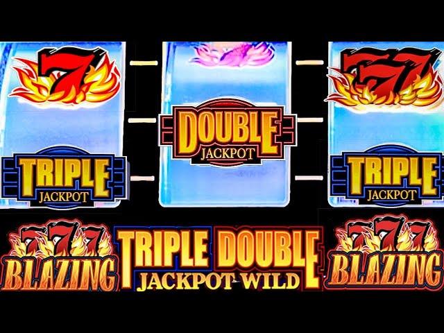 Blazing 777 Triple Double Jackpot Wild Casino Slot