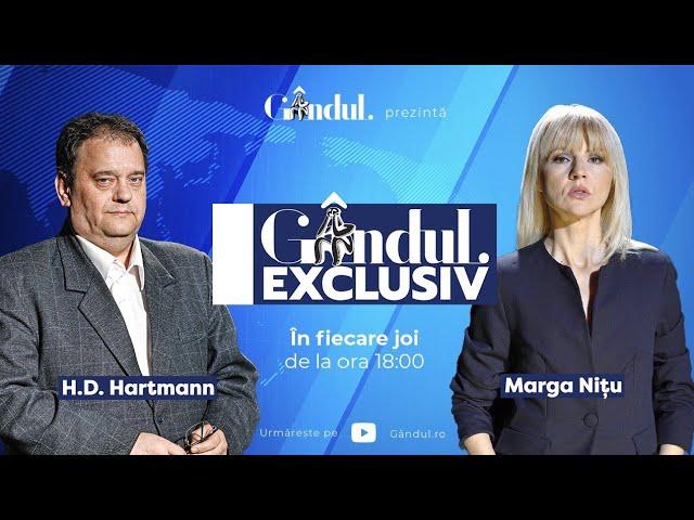 Gândul EXCLUSIV, cu Marga Nițu și H.D. Hartmann: Invitat: Cristian Diaconescu