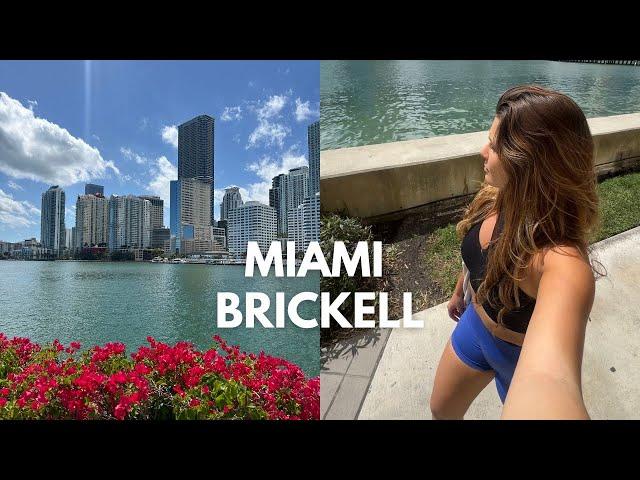 Miami Brickell walking tour vlog [4K]