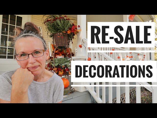 My Farmhouse Fall Porch Decor | Salvation Army Haul