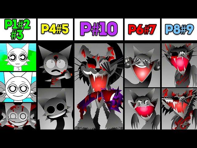 Phase 1 VS Phase 2 VS Phase 3 VS Phase 4 VS Phase 5 VS Phases 6-10 in Incredibox Sprunki!