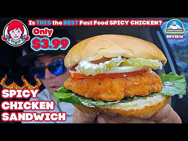 Wendy's® Spicy Chicken Sandwich Review!  | How To Get It For $3.99! | theendorsement