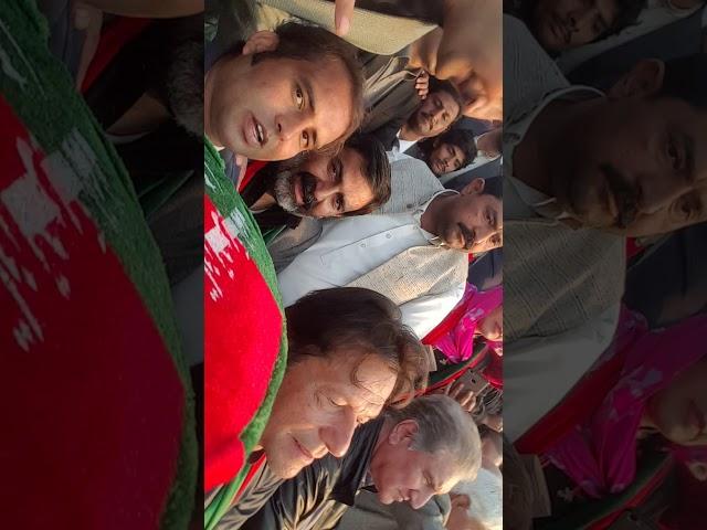 In shA ALLAH MNA NA182 Mian Sadam Hussain Sukhera on stage with Imran Khan
PTI Jalsa