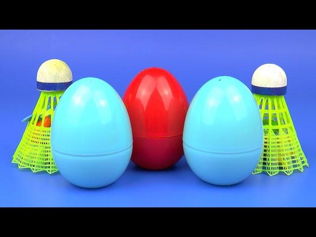 Воланчик бадминтон Игрушки Сюрприз Детские Shuttlecock Egg Kinder Surprise