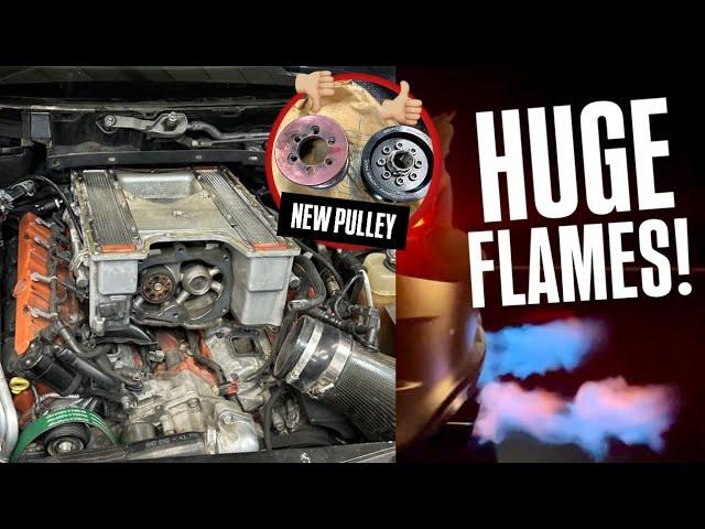 NEW Drift/Flame Tune for the 6-Speed Swapped Hellcat Charger!!! *INSANE FIREBALLS*