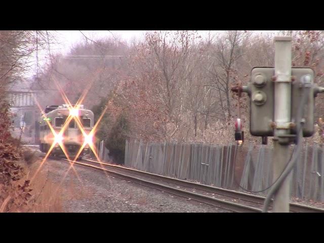 New Jersey Transit Atlantic City Line with an Unrestricted Cab Car #6012