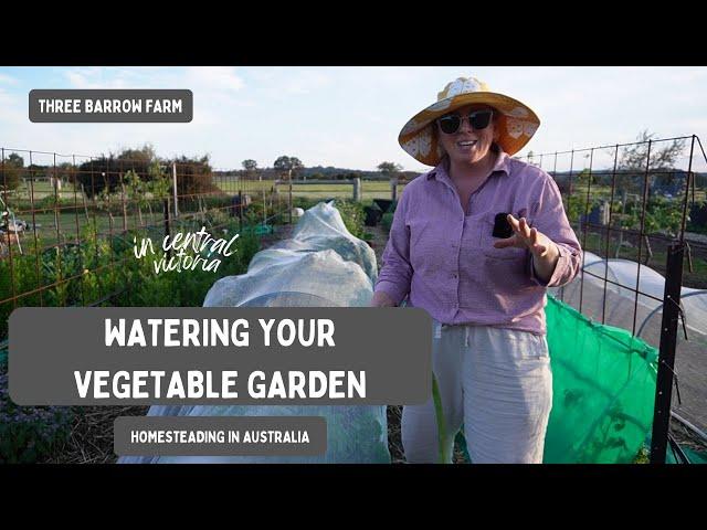 Watering Your Vegetable Garden: Homesteading in Victoria, Australia