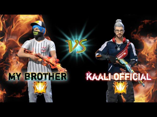 #1vs1freefire #marios78      my brother vs kaali official || 1vs1 custom match || one tap challenge