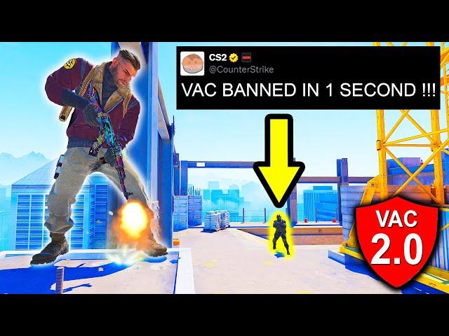 ANTI-CHEAT BANS CHEATER IN 1 SECOND! - CS2 BEST MOMENTS