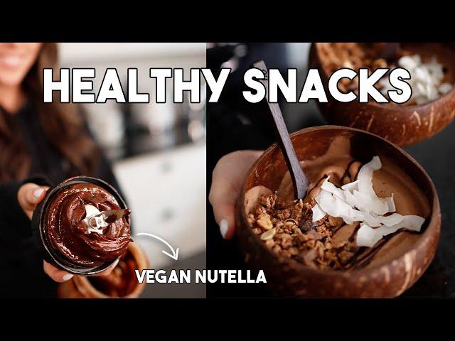 HEALTHY VEGAN SNACKS RECIPES