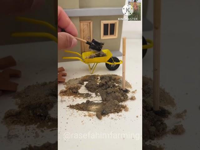 making mini house 