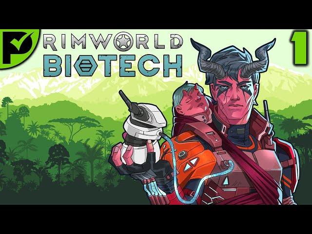 Starting with... something? - Rimworld Biotech Ep. 1 [Rimworld Tropical Rainforest Randy 500%]