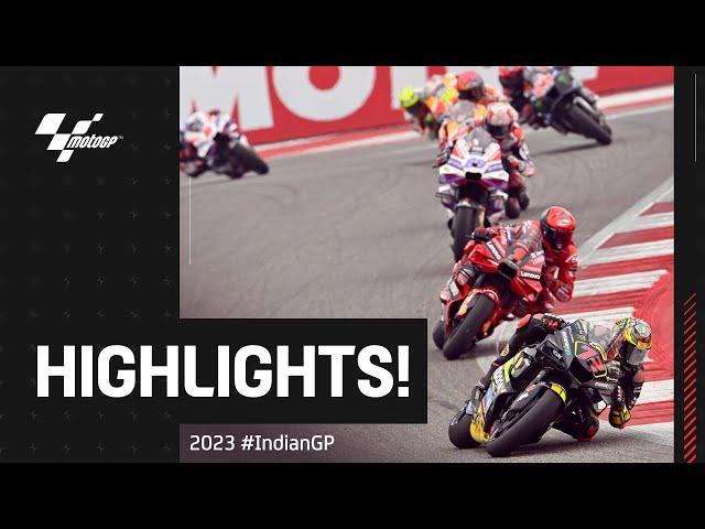 MotoGP™ Race Highlights  | 2023 #IndianGP 