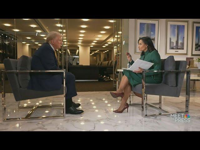 Donald Trump interviewed on 'Meet the Press' (Assorted clips)