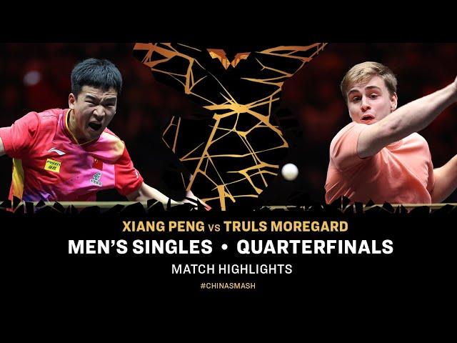 Xiang Peng vs Truls Moregard | MS QF | China Smash 2024