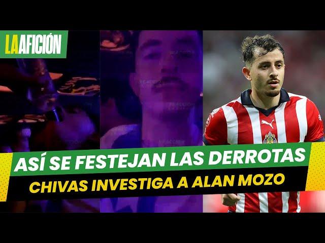 Filtran video de Alan Mozo bebiendo alcohol en un antro; Chivas abre investigación