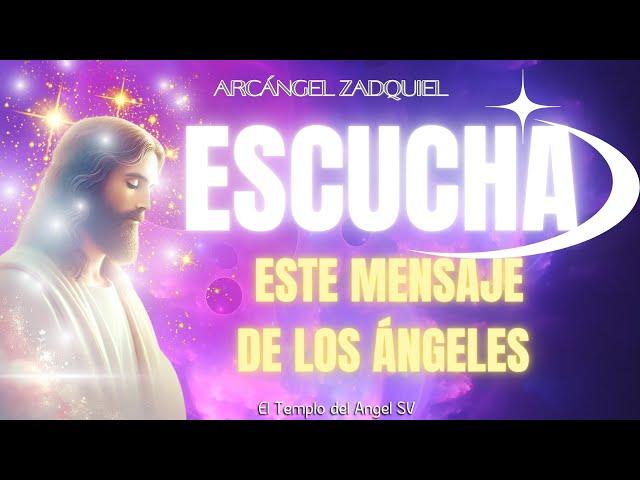  ESCUCHA este MENSAJE de los ÁNGELES para TI hoy  ÁRCÁNGEL ZADQUIEL ⭐🪽