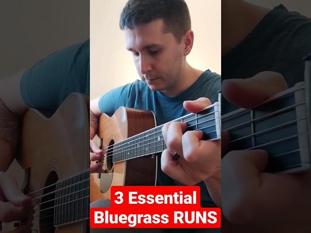 3 Essential Bluegrass  Shapes 1~4~5 Progression with Doublestops #shorts #guitarlesson