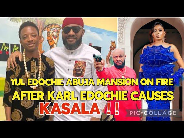 Yul edochie mansion on fire after Karl edochie causes KASALA !!