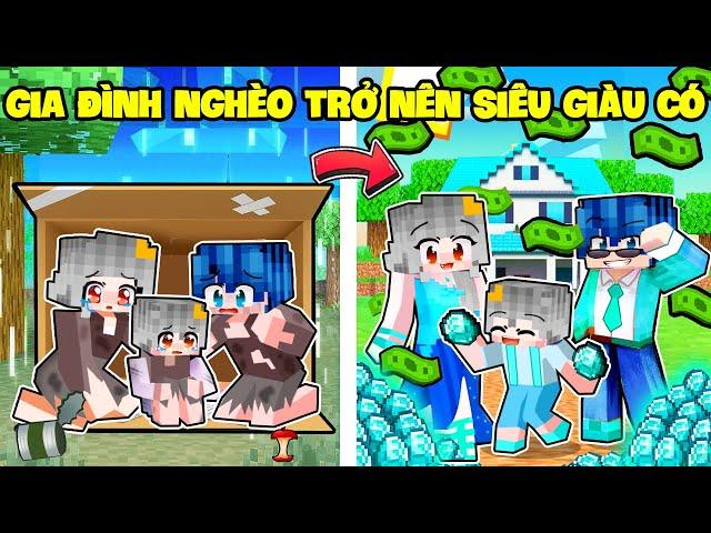 SAMMY GIA ĐÌNH VÔ GIA CƯ NGHÈO KHỔ BỖNG TRỞ THÀNH GIA ĐÌNH SIÊU GIÀU CÓ TRONG MINECRAFT