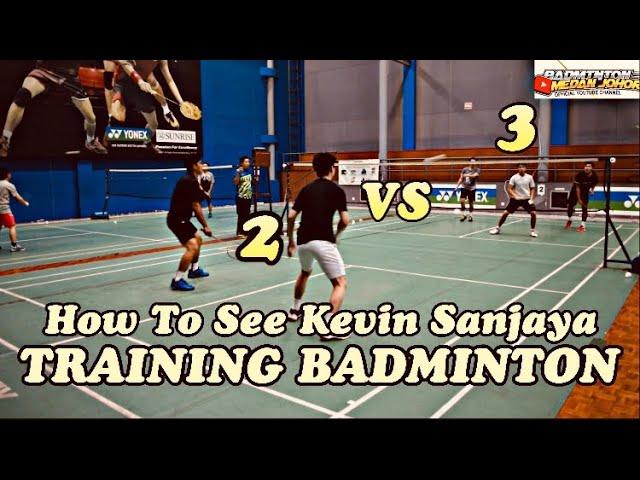 HOW TO TRAINING BADMINTON DOUBLE’S WITH KEVIN SANJAYA SUKAMULJO MEN’S DOUBLE NO 1 IN THE WORLD‼️