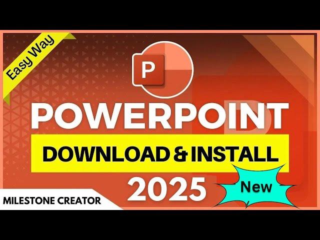 How To Download & Install Microsoft PowerPoint In PC [ Latest-2025 ] 