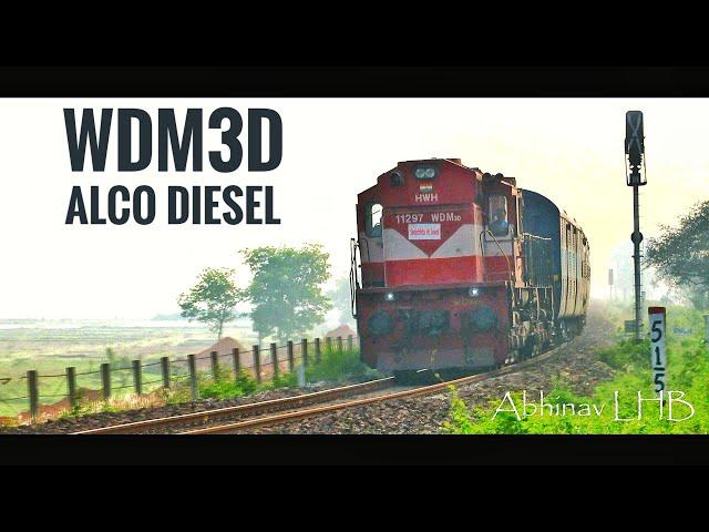 WDM3D - Indian Railways' Most Advanced 3300hp ALCo Diesel Locomotives [27-in-1] Mega Compilation