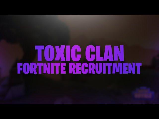 Fortnite Clan Recruitment [PS4] [PC] [XBOX]