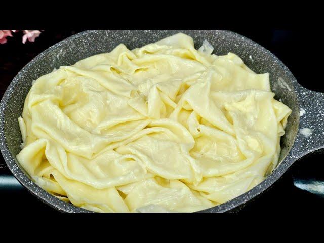 PUT THE DOUGH IN BOILING WATER! THE RESULT WILL SURPRISE YOU.A DISH THAT SURPRISED THE WHOLE FAMILY!