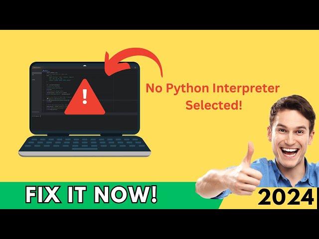 Fix 'No Python Interpreter Selected' in PyCharm | Quick and Easy Solution