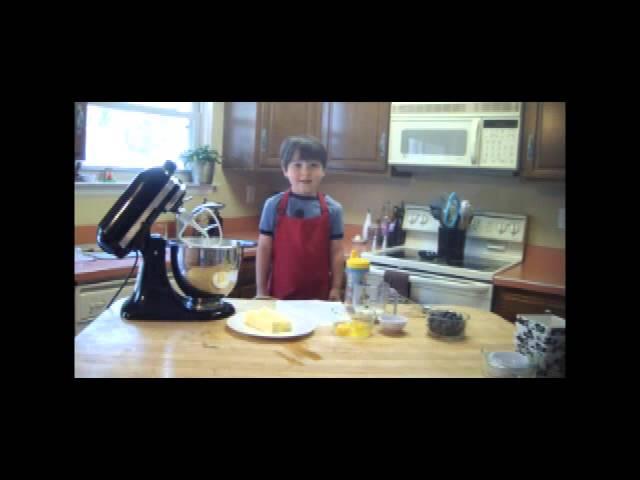 Cooking With Luke -- Blueberry Scones