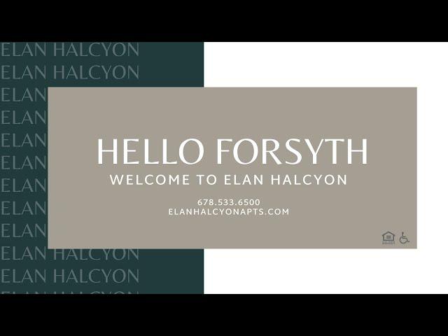 Welcome to Elan Halcyon!