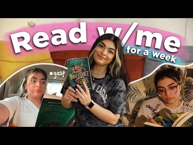 Read With Me for a Week! | realistic reading vlog ​