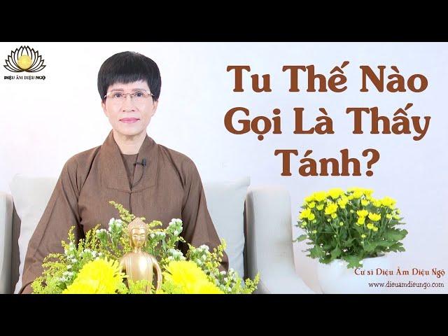 TU THẾ NÀO GỌI LÀ THẤY TÁNH- Cư sĩ DIỆU ÂM DIỆU NGỘ