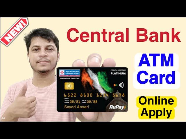 Central Bank ATM Card Online Apply 2023 | ATM Card kaise apply kare online