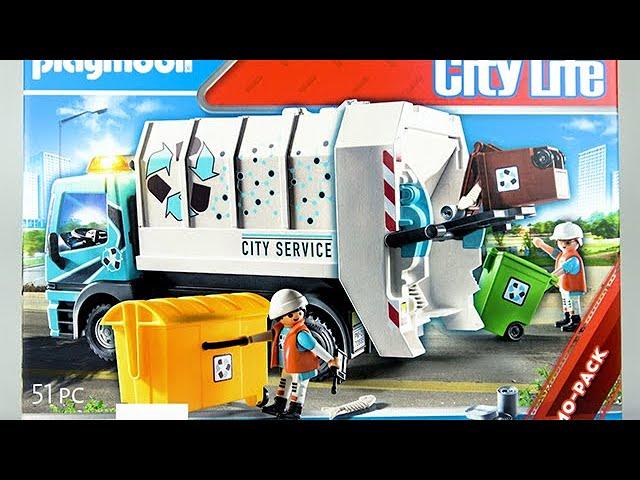 Playmobil City Life “City Recycling Truck” unboxed! garbage truck