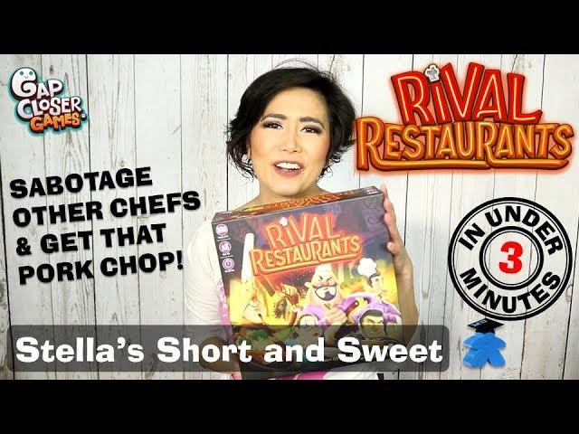 Rival Restaurants Board Game - Stella's Short and Sweet