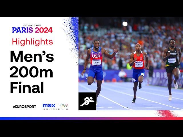 THRILLING FINISH | Men's 200m Olympic Final Highlights | #Paris2024 #Olympics