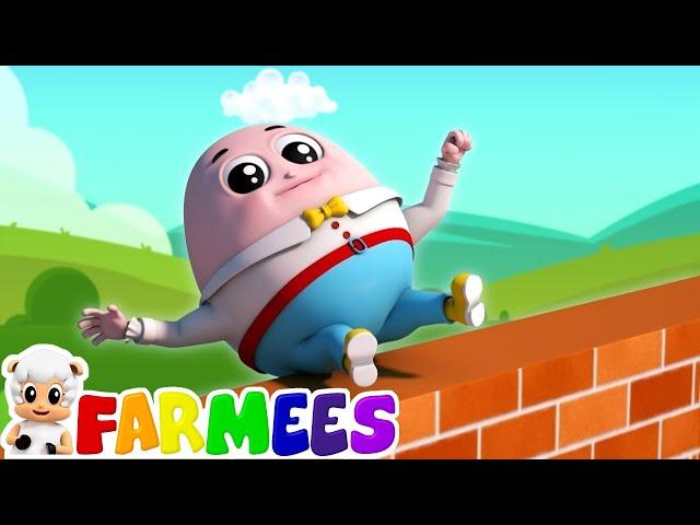 humpty dumpty sat on a wall | nursery rhymes Farmees | kids songs | baby rhymes by Farmees