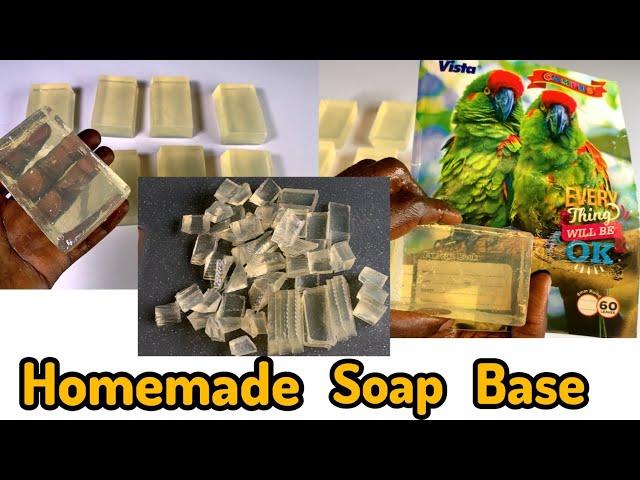 How to make soap base at home |  diy transparent soap base