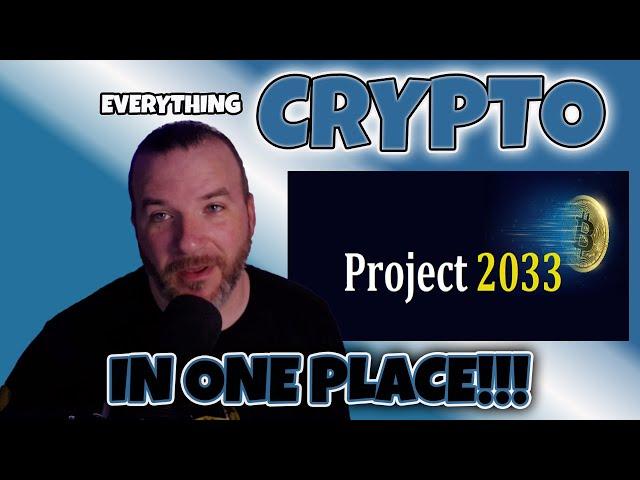 ALL INCLUSIVE - Cryptocurrency course?!? Project 2033 is here!!