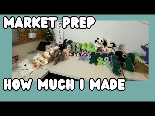 MARKET PREP  CROCHET AND CHAT   LETS GET READY FOR A MARKET