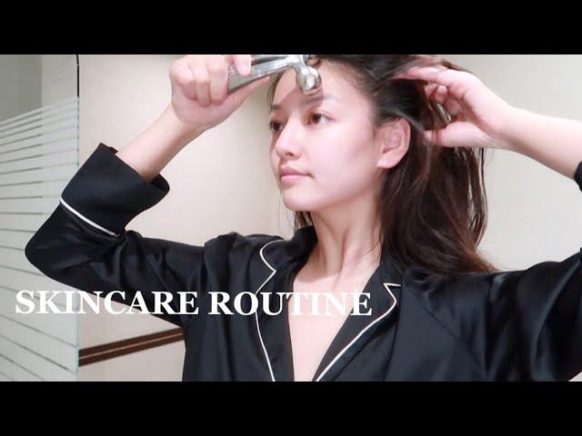 Skincare Routine｜晚间护肤流程分享｜美容注氧仪养出水光肌