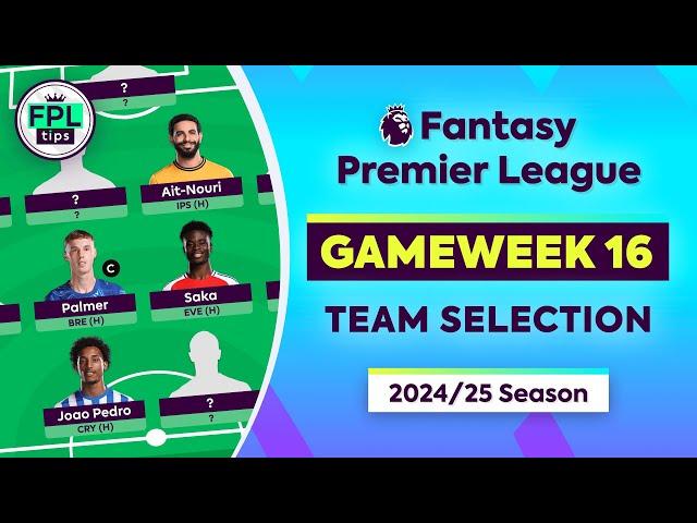 FPL GW16: TEAM SELECTION | Haaland to Isak? | Gameweek 16 | Fantasy Premier League 2024/25 Tips