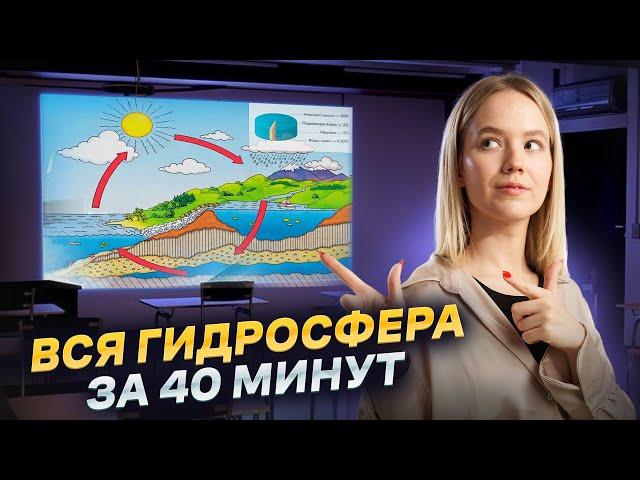 Вся гидросфера за 40 минут I ЕГЭ по Географии I Умскул